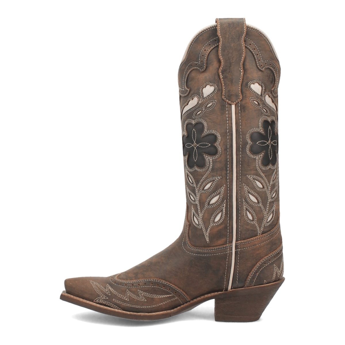 Laredo Women's Zury Snip Toe Leather Boots - Brown 54268 - Dan Post Boots