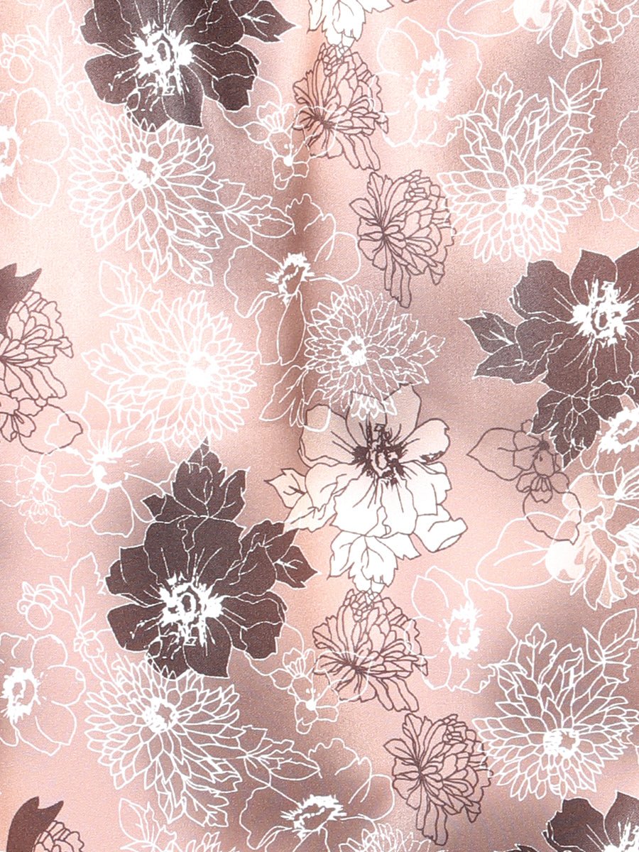 Light Brown Casual Long Sleeve Shirt 43947 - Diana Zapateria Inc