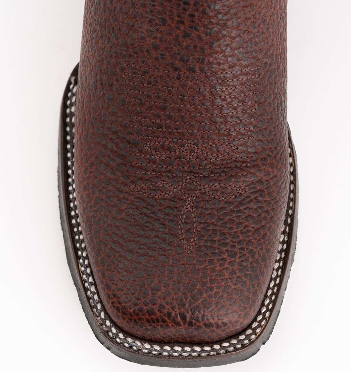 Men's Ferrini Toro Leather Boots Handcrafted Brown 1299336 - Ferrini Boots