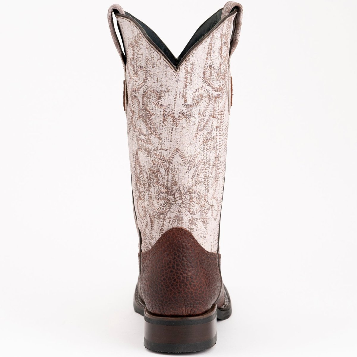 Men's Ferrini Toro Leather Boots Handcrafted Brown 1299336 - Ferrini Boots