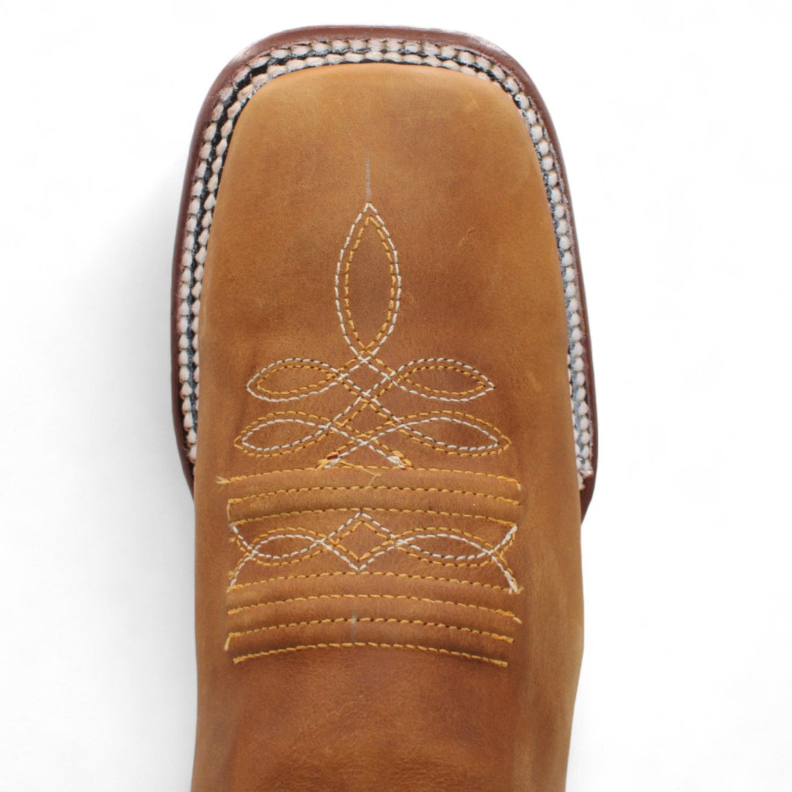 Men's Square Toe Ankle Boots - Papaya - Hooch Boots