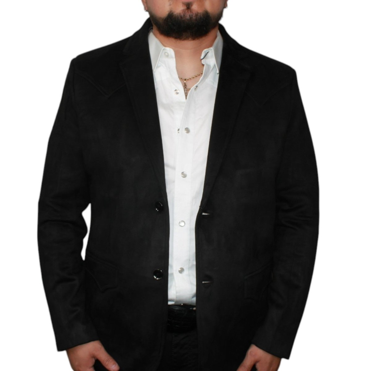 Mens Western Suade Blazer - Lamasini