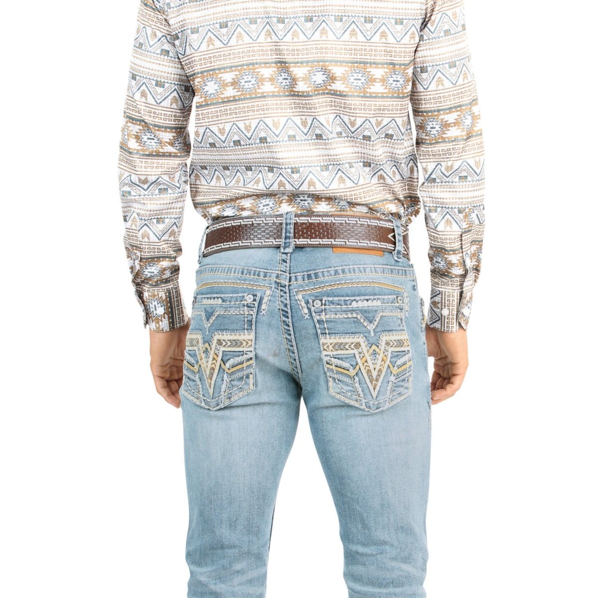 Montero Men's Light Blue Modern Fit Denim Jeans - MON 4641 - Montero