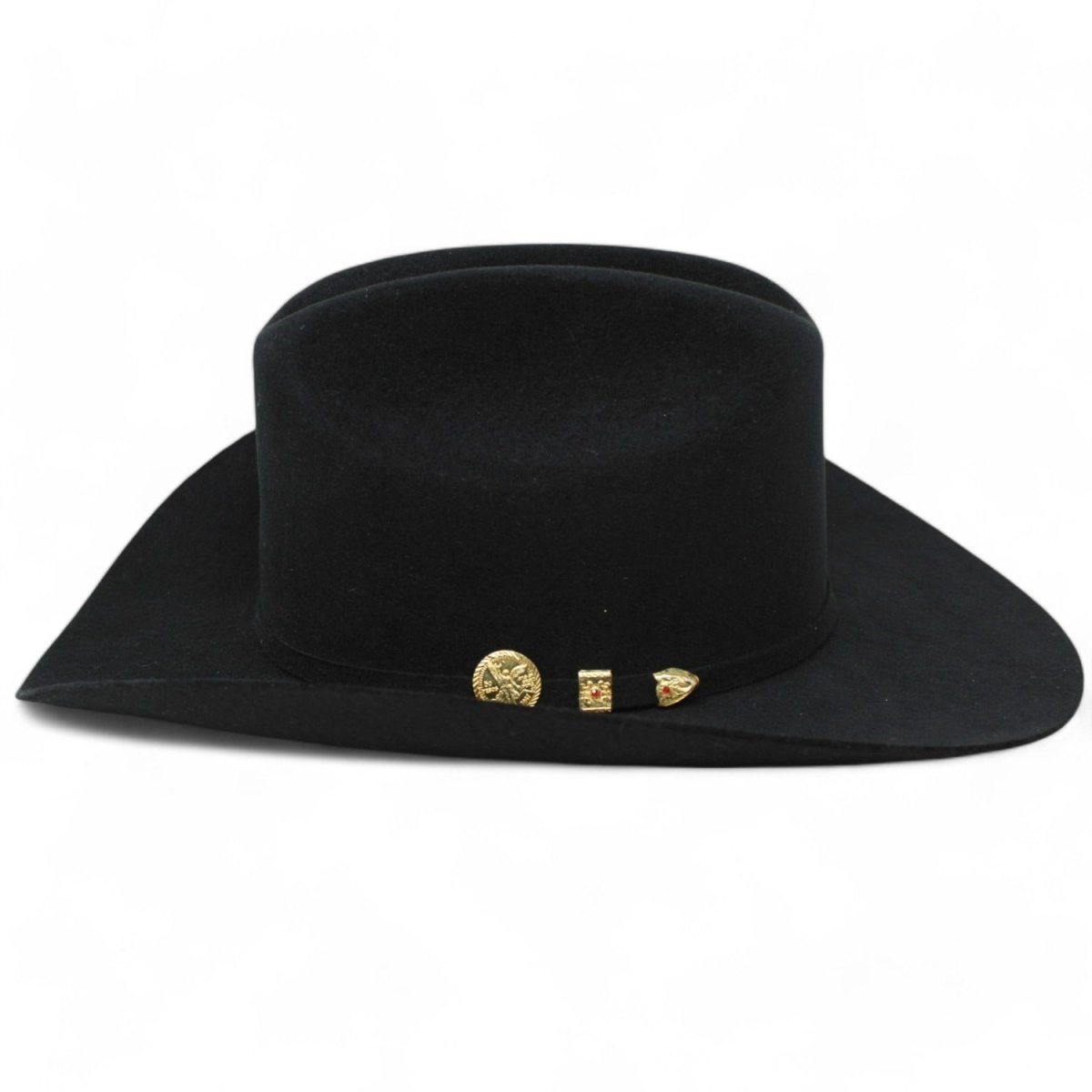 Morcon 200X Rabbit Fur Cowboy Hat Sinaloa Style - Black - Rodeo Durango