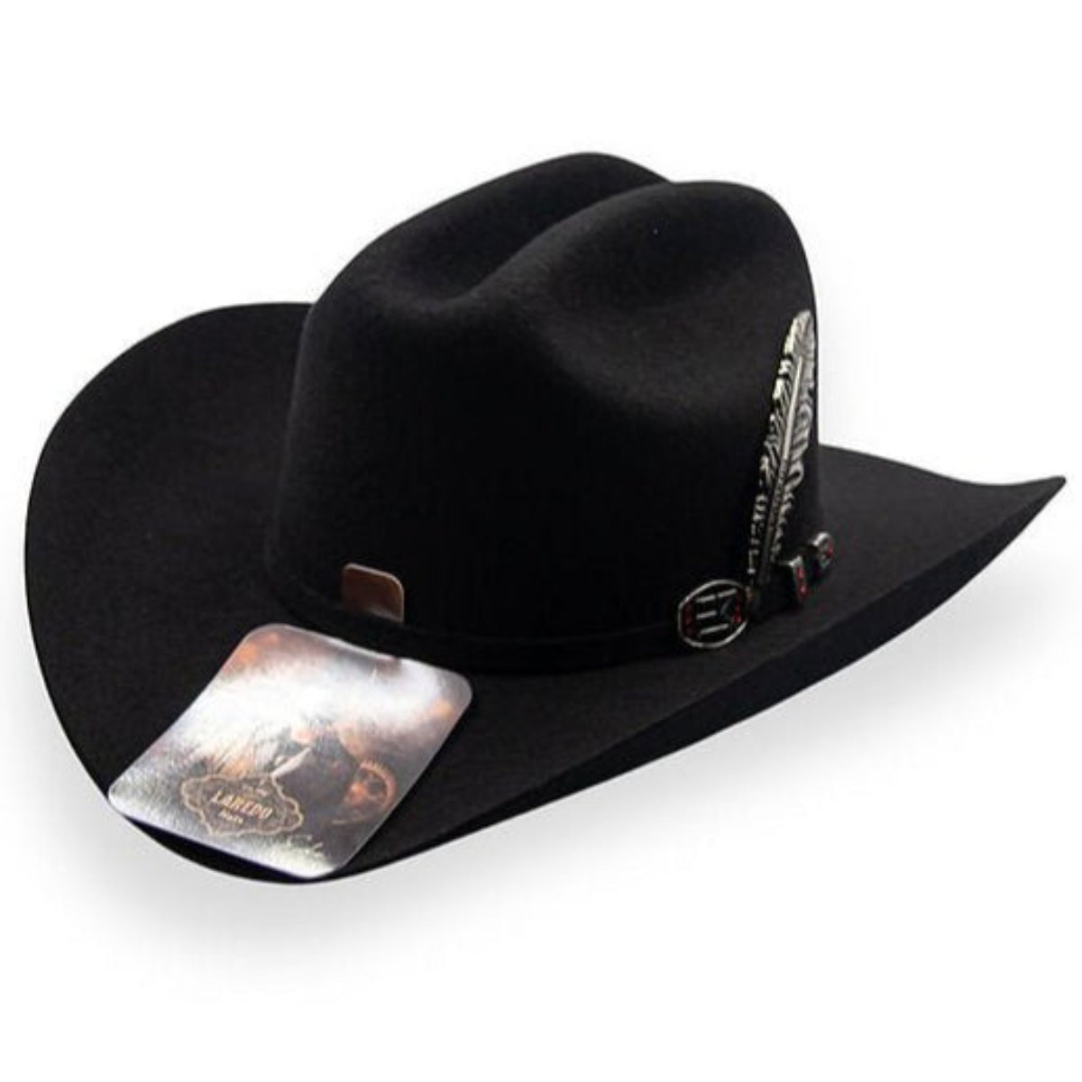 Official Eden Muñoz Cowboy Felt Hat - Black - Laredo Hats