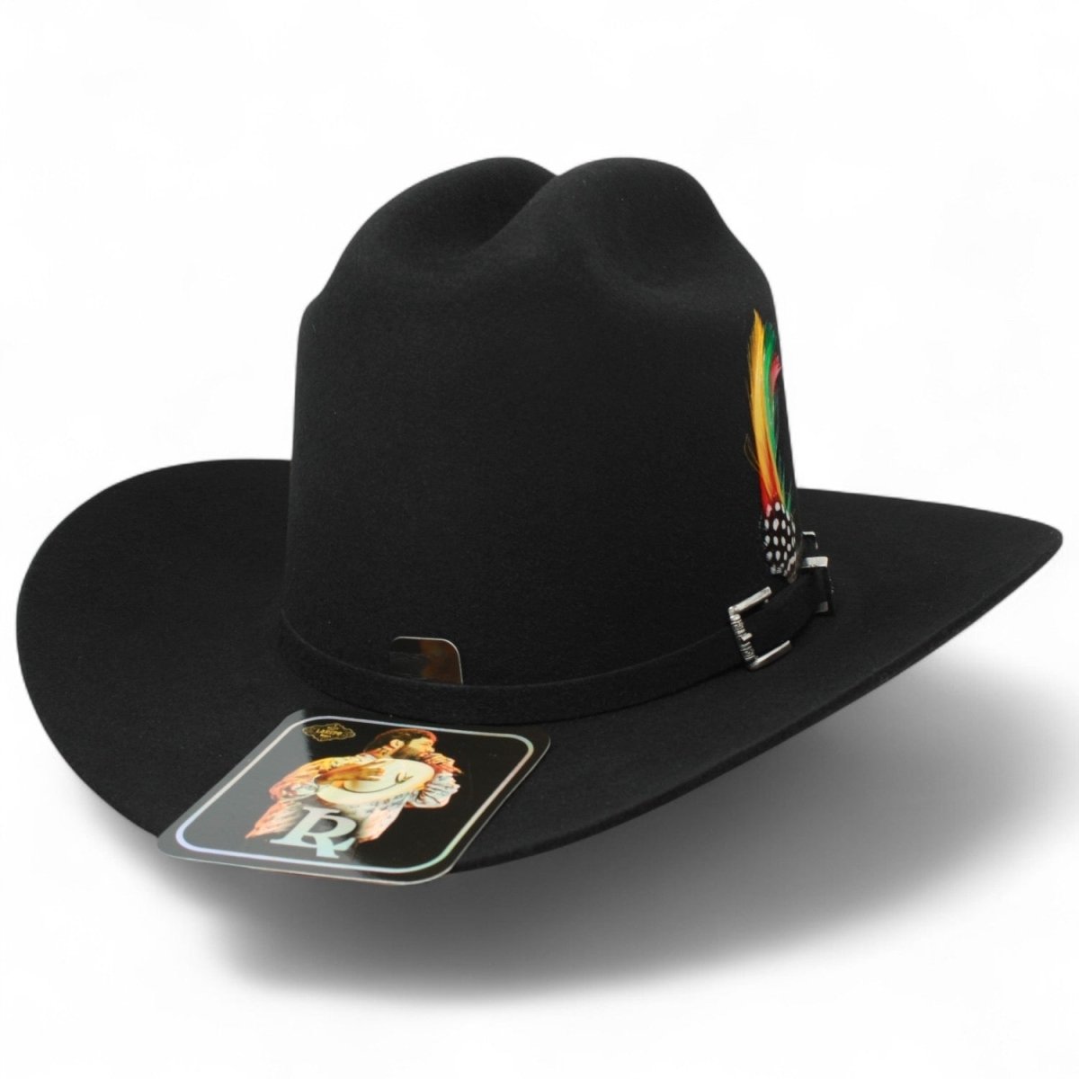 Official Luis R. Conriquez Cowboy Felt Hat - Black - Laredo Hats