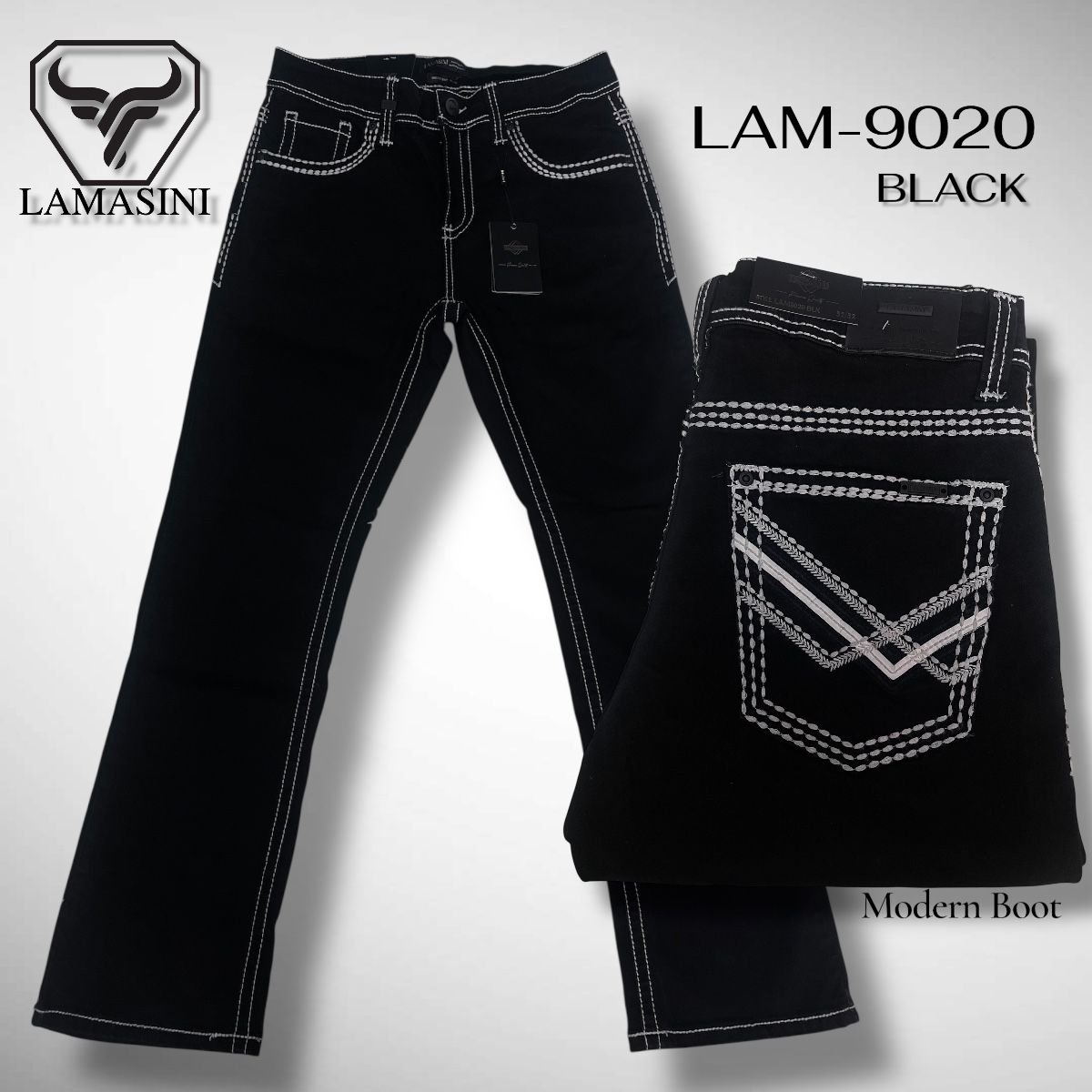 Pantalón Vaquero de Mezclilla LAM - 9020 - Lamasini