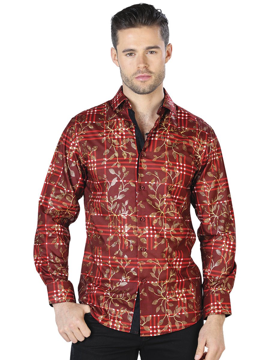 Red Gold Casual Long Sleeve Shirt 44021 - Diana Zapateria Inc