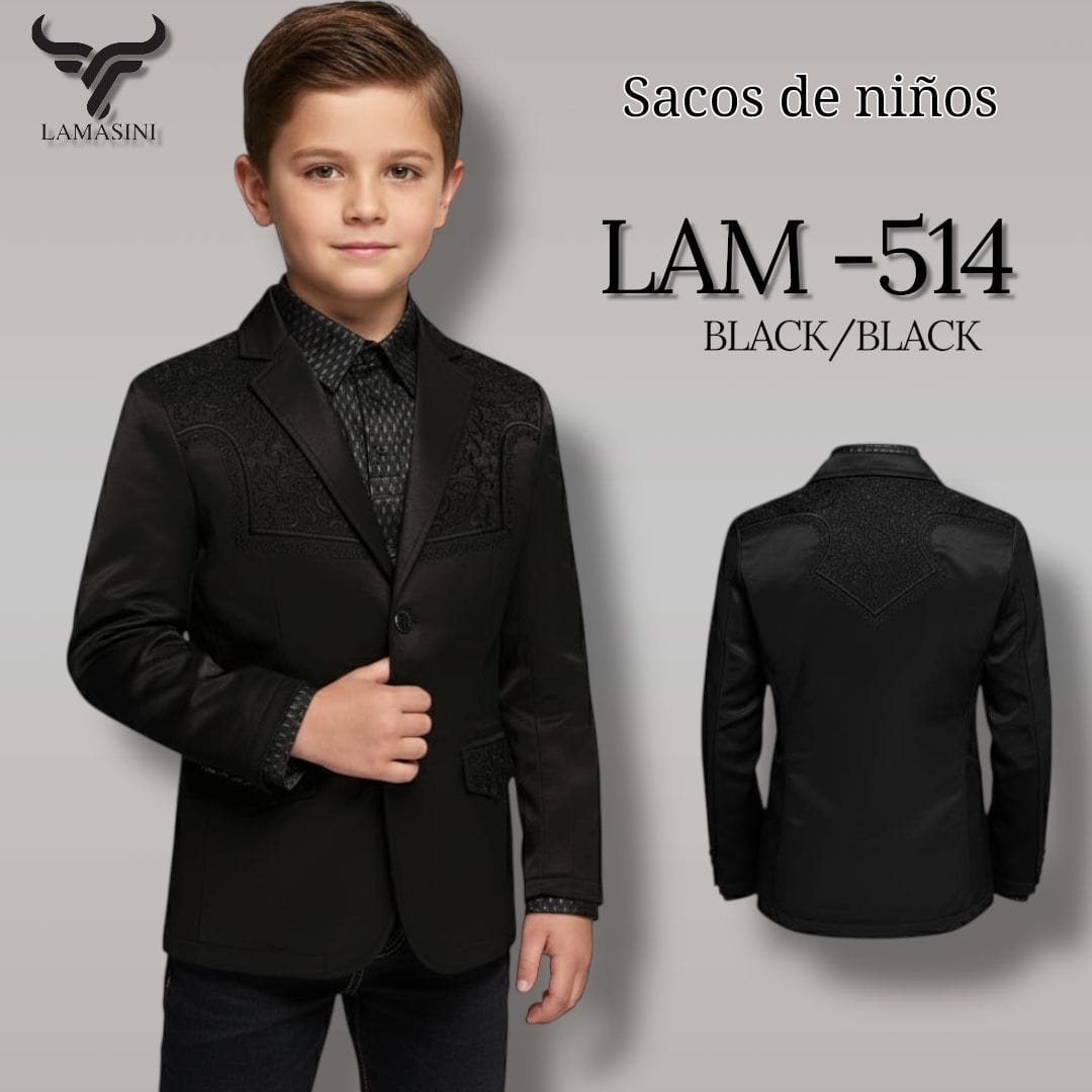 Saco con Bordado Vaquero para Nino Lamasini - 514 - Lamasini