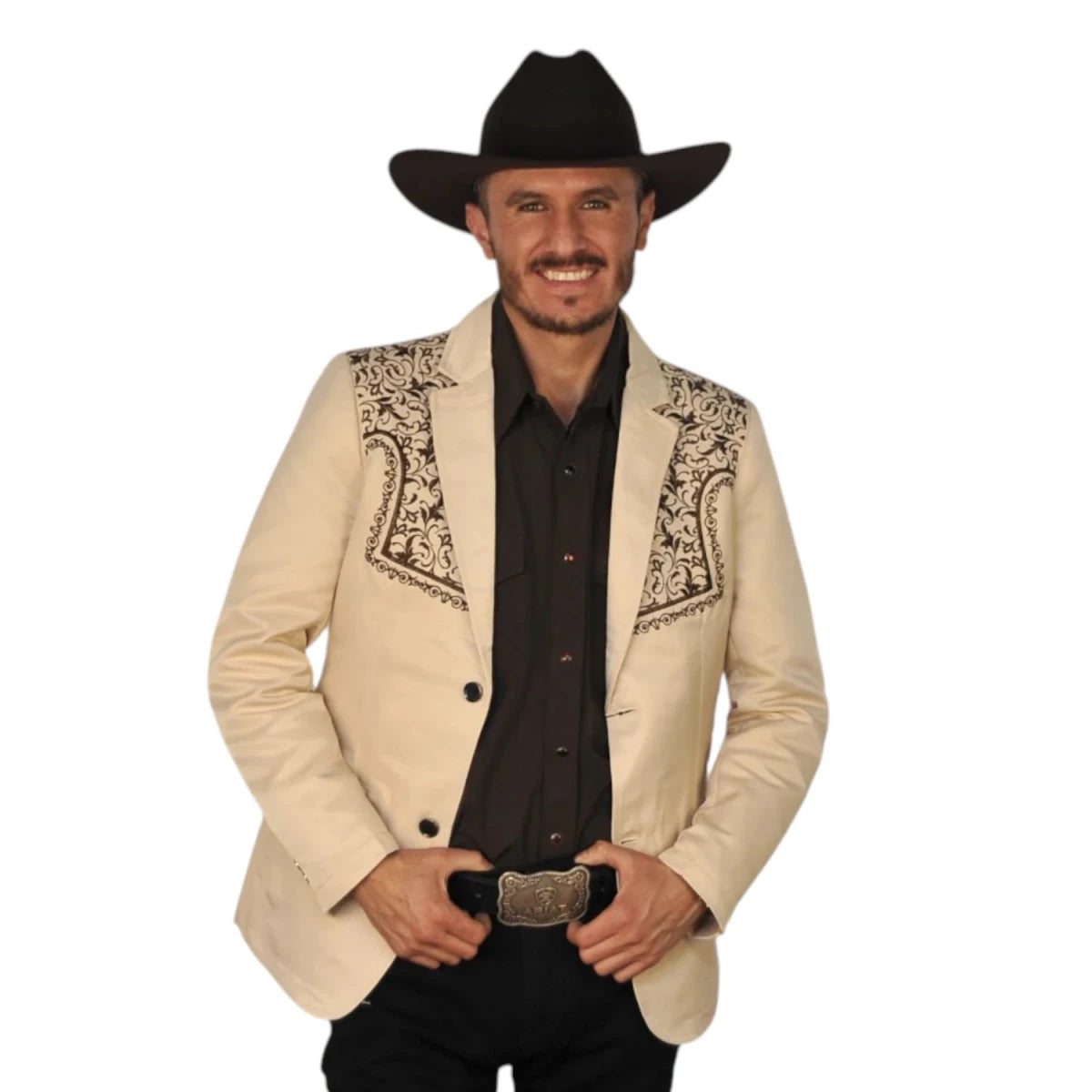 Saco Vaquero para Hombre Lamasini - 513 Beige - Lamasini