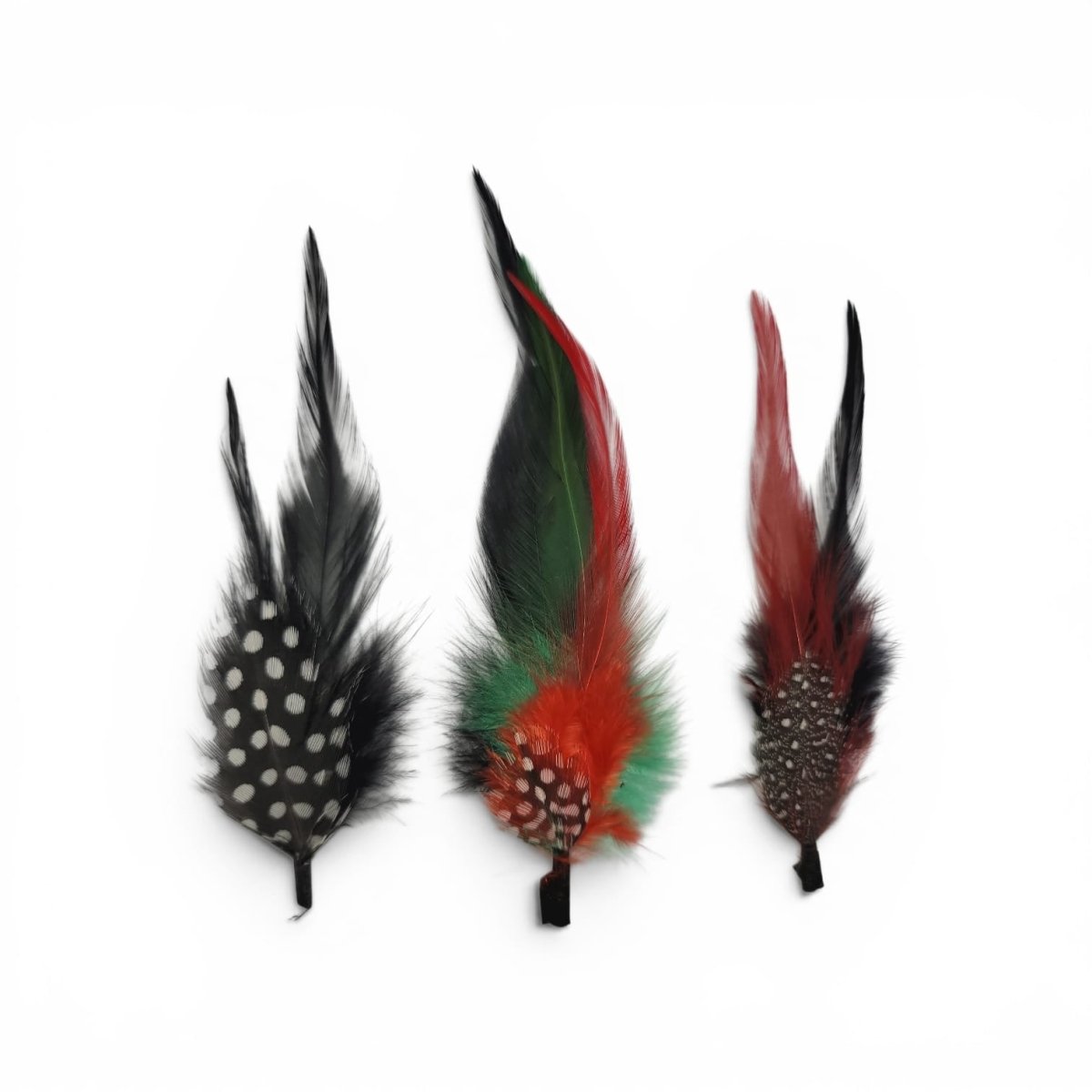 Set de Plumas Vaqueras para Sombrero 3 Piezas Multicolor – Accesorio para Texana y Sombrero Western - Hooch