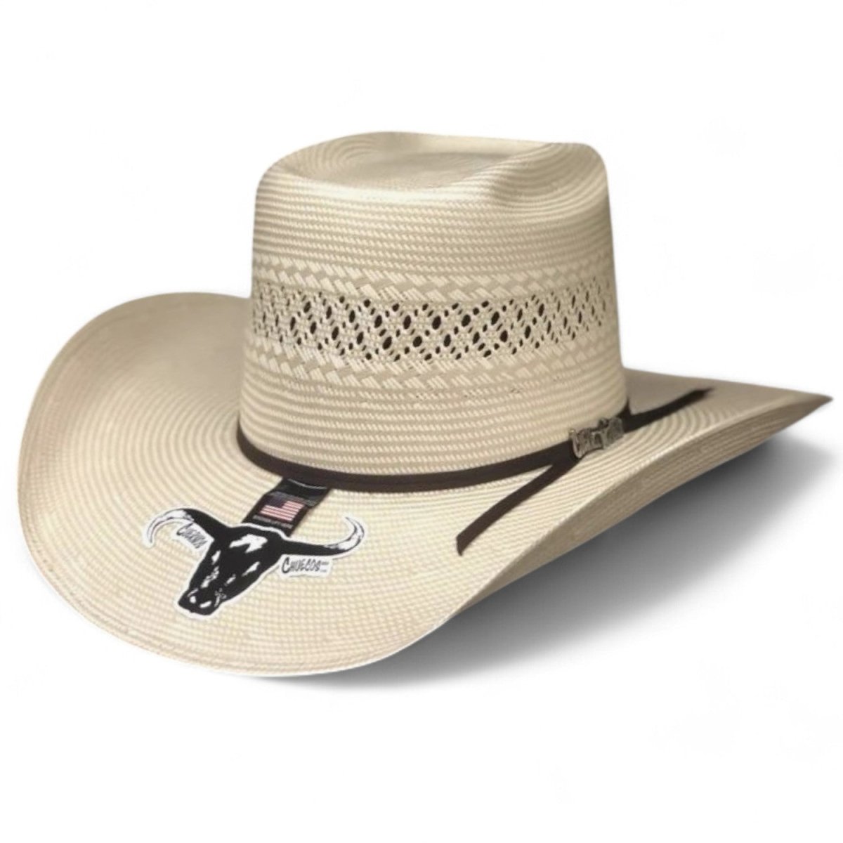 Sombrero Cuernos Chuecos 100X Horma Vakera Bicolor - Cuernos Chuecos