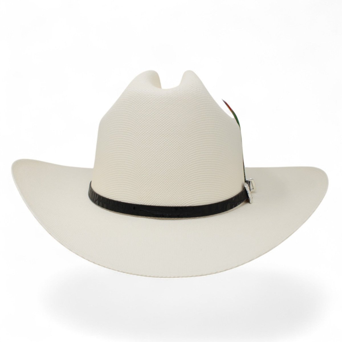 Sombrero Tombstone 1,000X Horma Sinaloa con Plumas Ala 3 1/2" - Tombstone