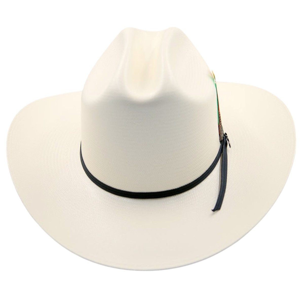 Sombrero Tombstone 100X Horma Sinaloa con Plumas Ala 3 1/2" - Tombstone