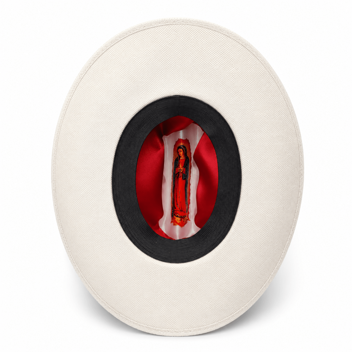 Sombrero Vaquero para Nina Telar 1x1 Edicion Virgen de Guadalupe con Toquilla Imitacion Avestruz Color Rosa y Pluma Genuina Incluida – Hooch Boots HSN31 - Hooch