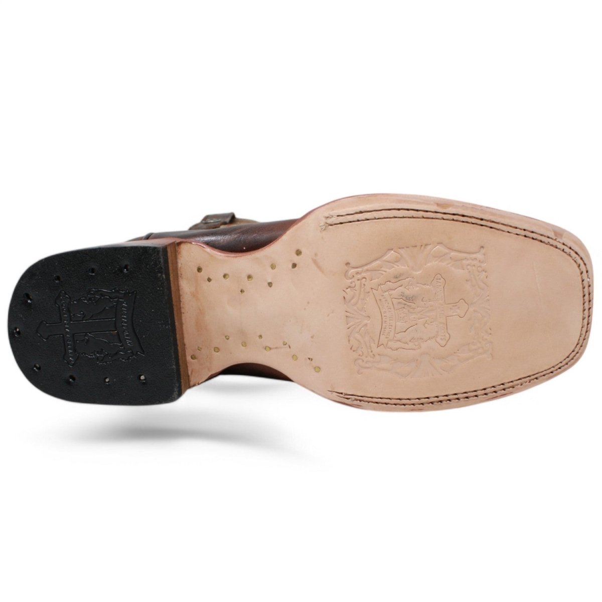 Tanner Mark Men's Pampa Square Toe Leather Boots Mocha Brown - Tanner Mark Boots