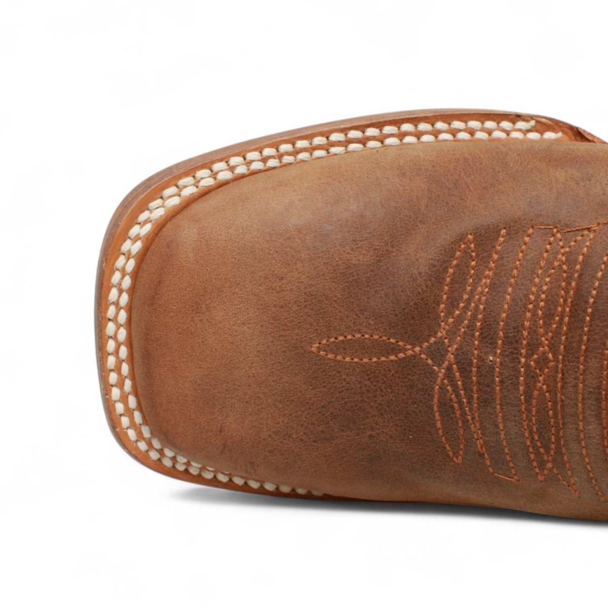 Tanner Mark Women's Blaze Leather Square Toe Boots Cognac - Tanner Mark Boots