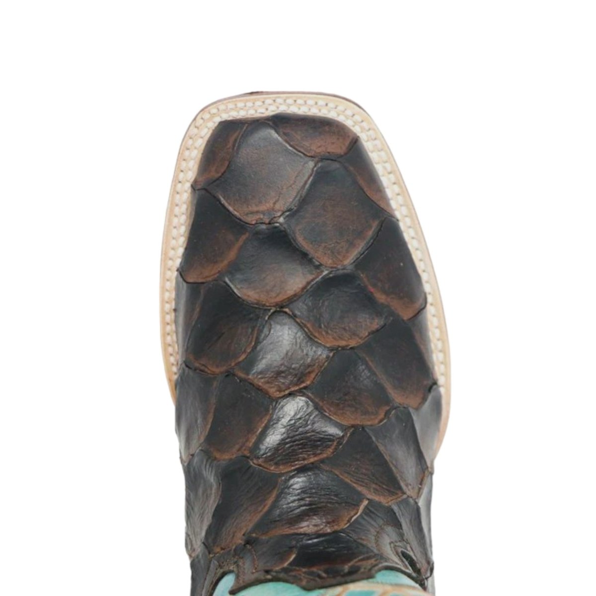 Tanner Mark Women's 'Kaci Mae' Print Monster Fish Square Toe Boots Choco - Tanner Mark Boots