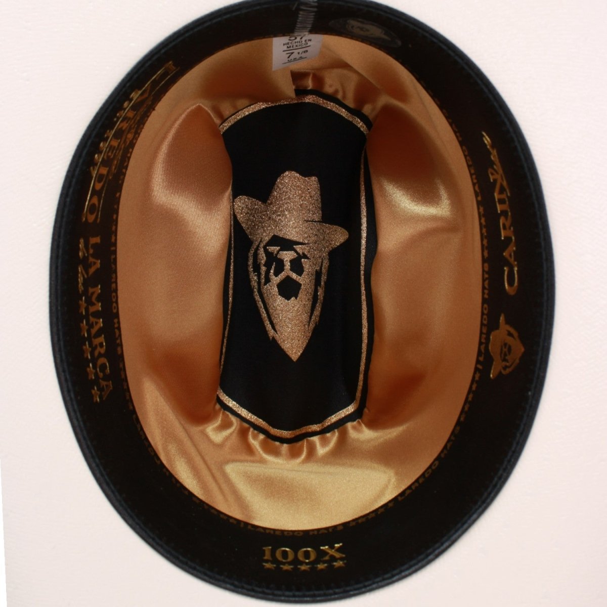 Texana Carin Leon Oficial Color Sahara con Pluma de Plata - Laredo Hats