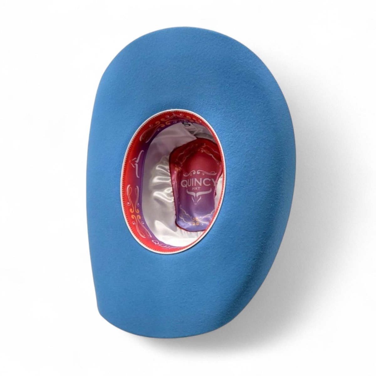 Texana Sombrero Vaquero para Mujer Azul Cielo - Quincy Boots