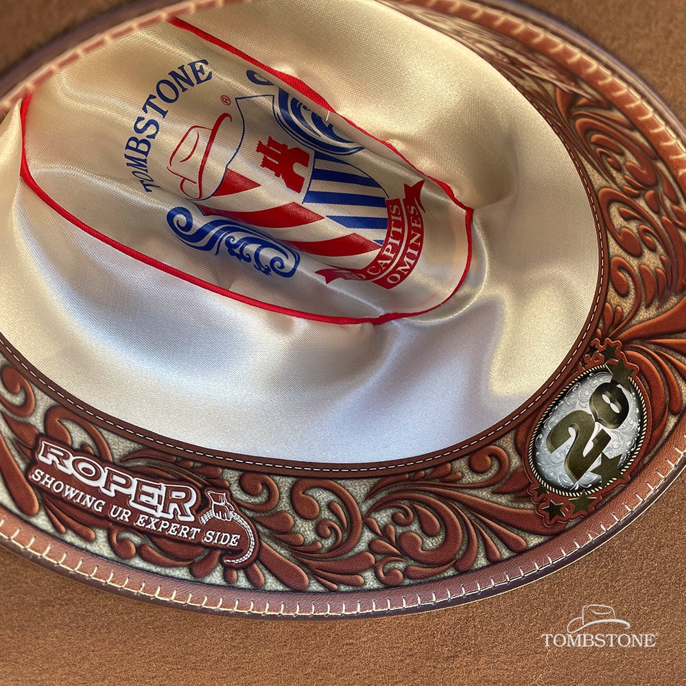 Texana Tombstone Horma Roper 20X Color Nuez - Tombstone