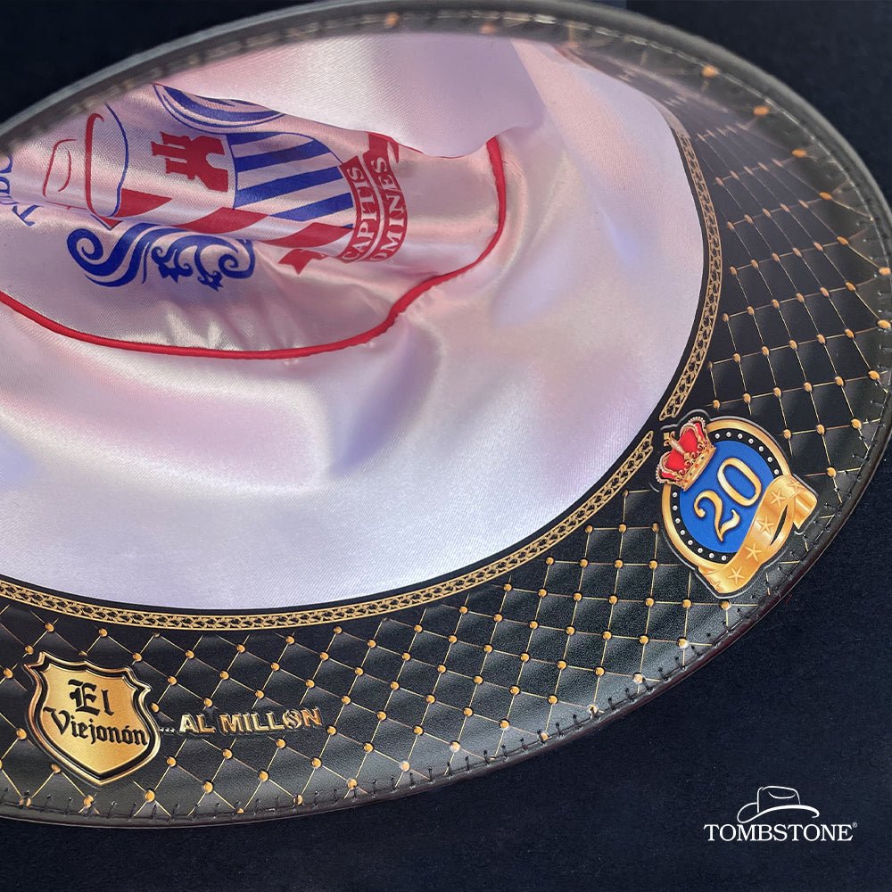 Texana Tombstone Los Dos Carnales 20X Copa Alta Color Navy - Tombstone