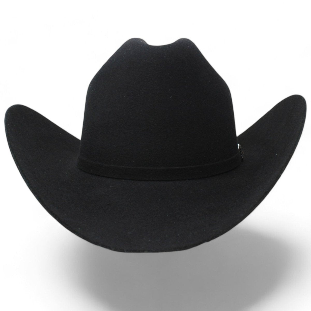 West Point 6X Cowboy Felt Hat Milano Style - Black - Cuernos Chuecos