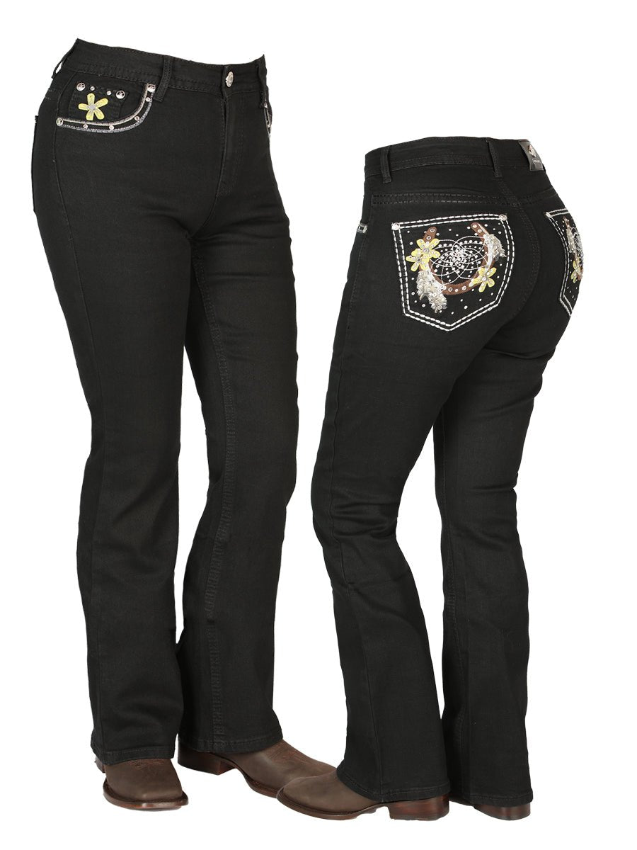 Womens Black Centenario Jeans 44958 - Diana Zapateria Inc
