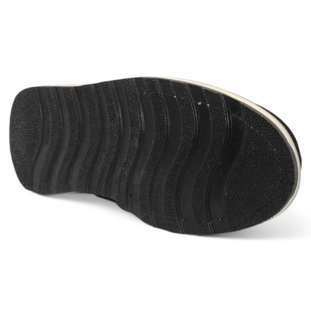 Zapato de Trabajo para Hombre de Piel Crazy con Doble Cierre Punta Redonda Color Negro – Hooch Boots H40205 - Hooch Boots