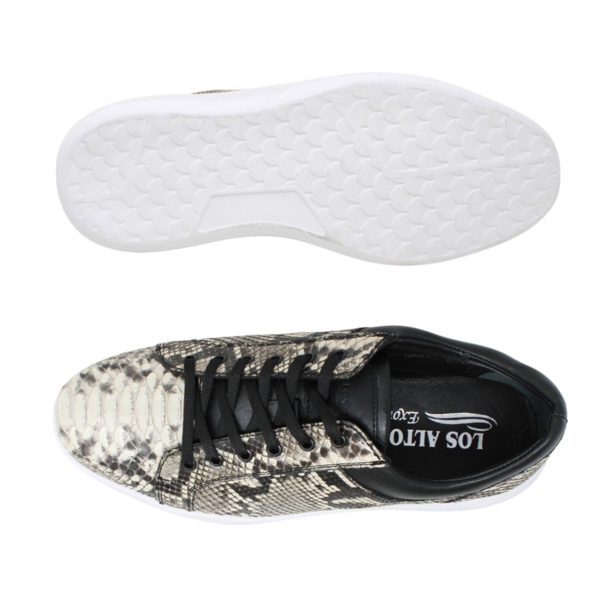 Zapatos Casuales de Piton Original Color Natural - Los Altos Boots - Los Altos Boots