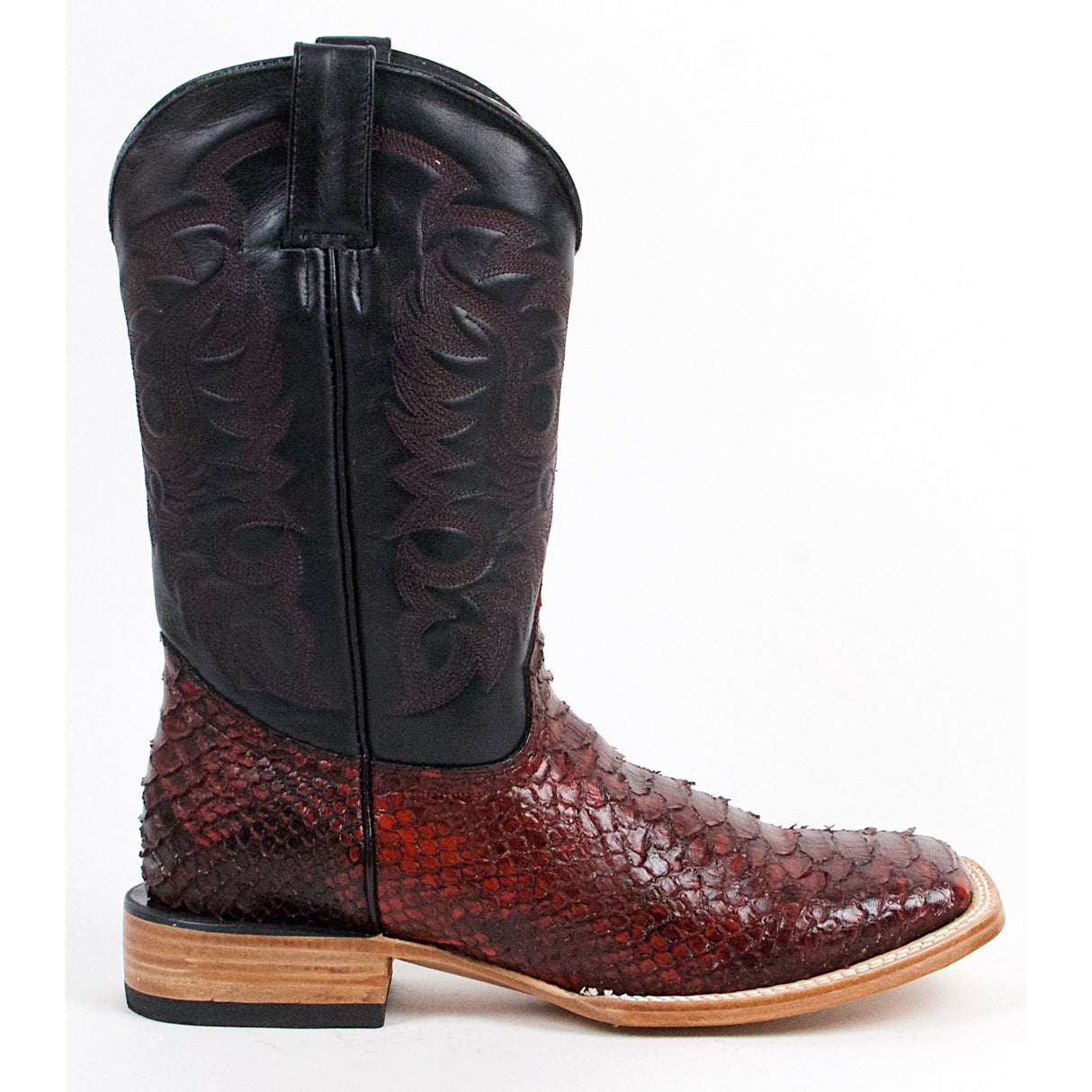 Botas de Piton Grabado Horma Rodeo Cuadrada Q8225718