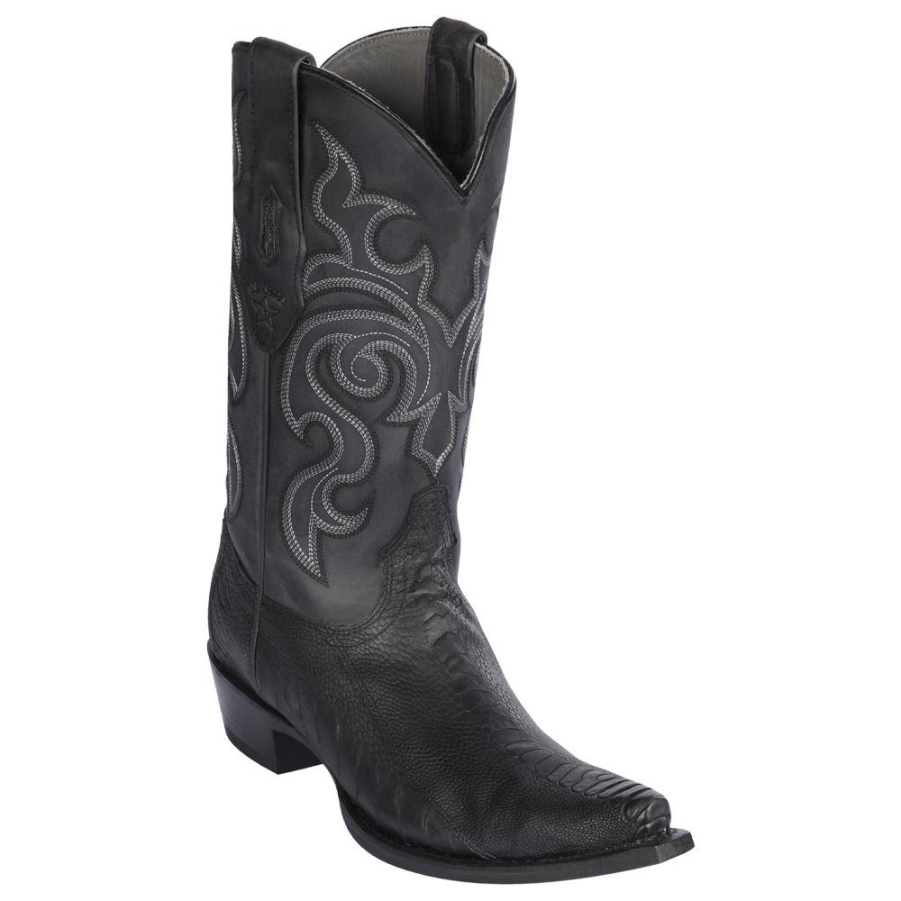 Botas Vaqueras de Avestruz Pata en Punta Recortada para Dama LAB main image 0