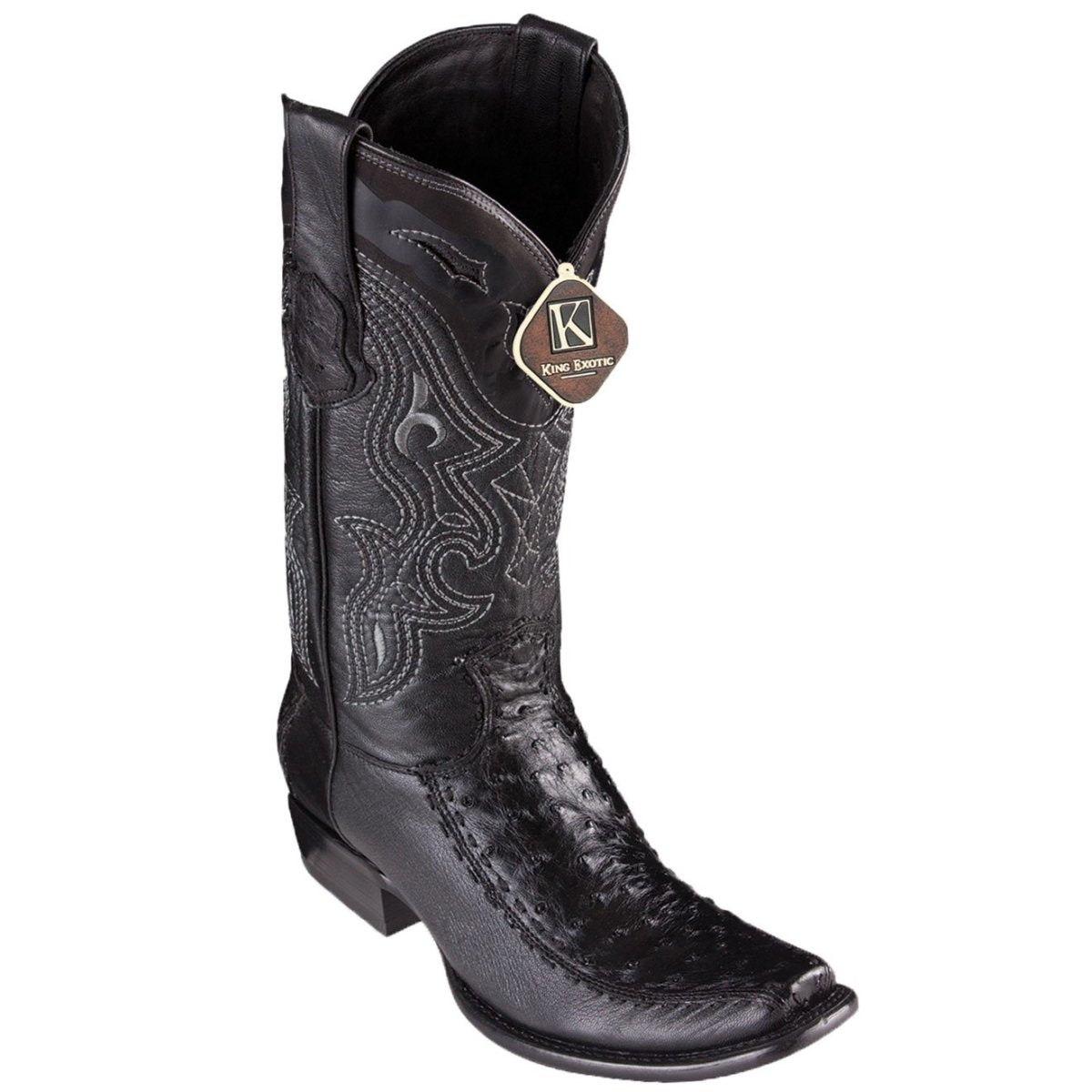 Bota Avestruz Original Dubai Tejida KE-479F0305 - King Exotic Boots