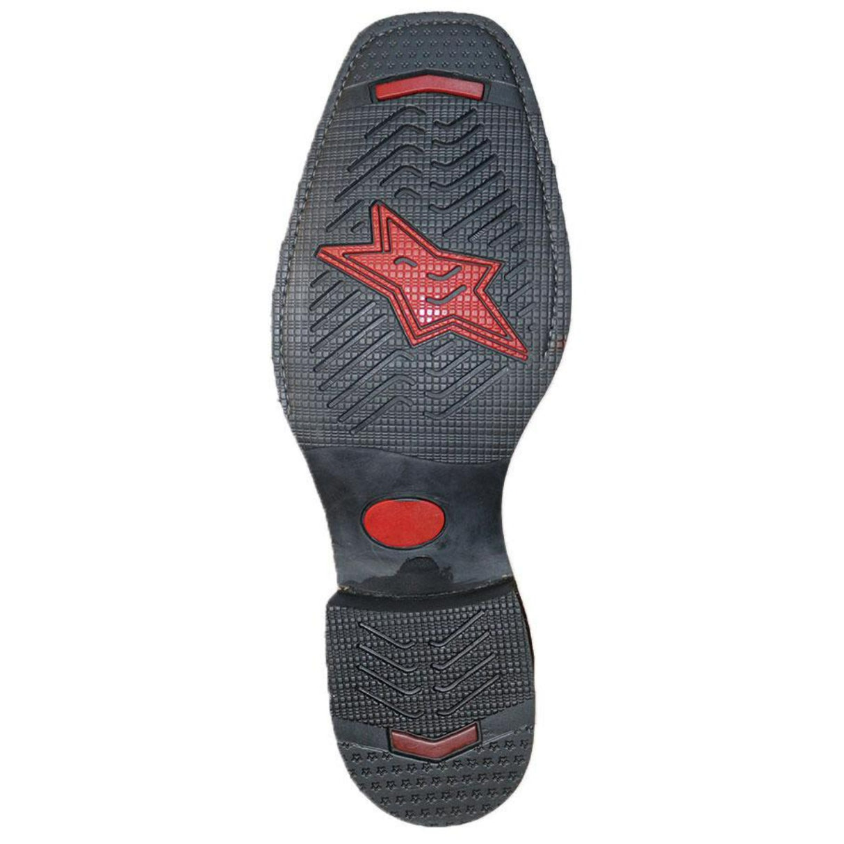 Western Genuine Leather Square Wide Toe Rodeo Boots Pomex Color – Los Altos Boots – Sole View