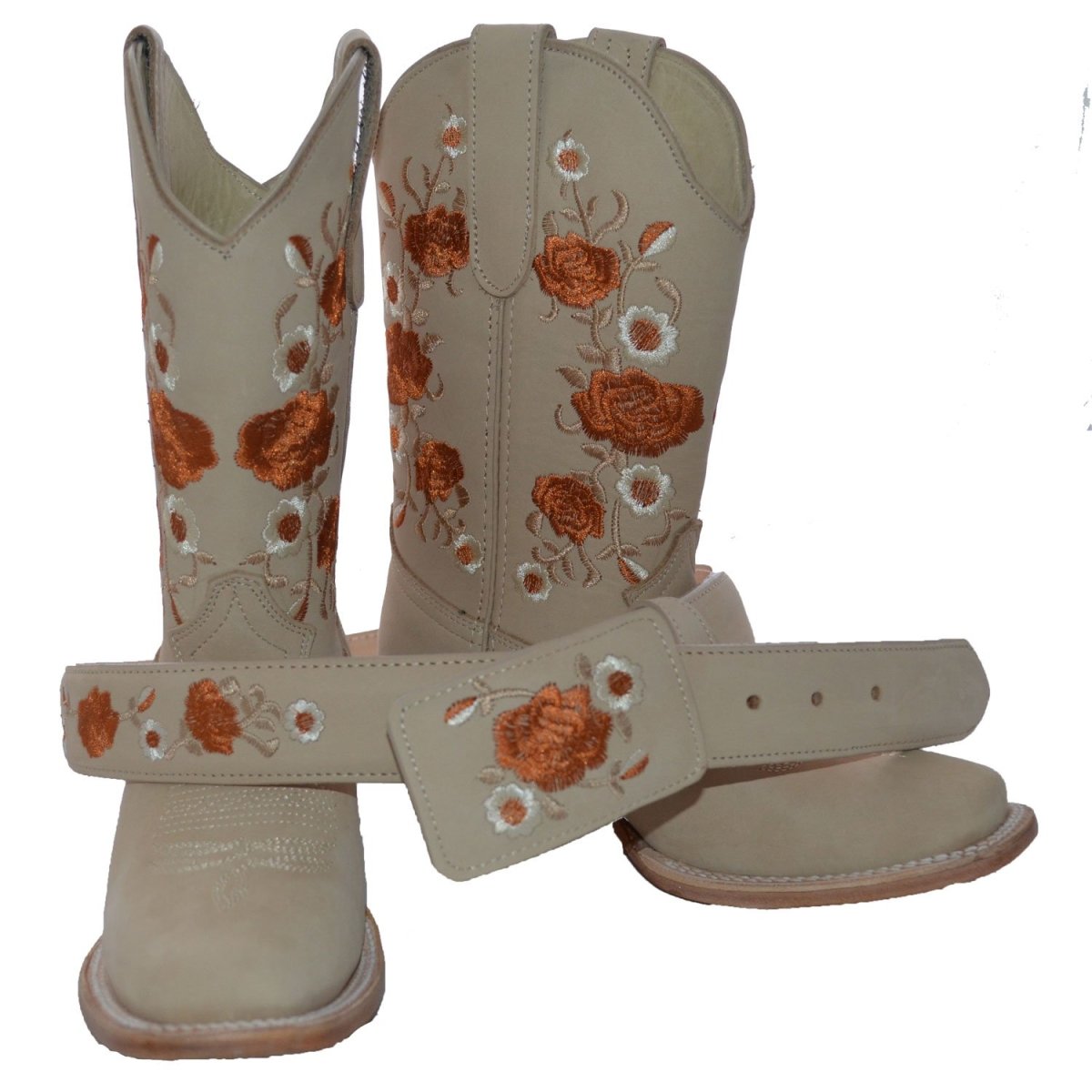 Bota Nobuck Hueso ROD-41504 - Rodeo Imports