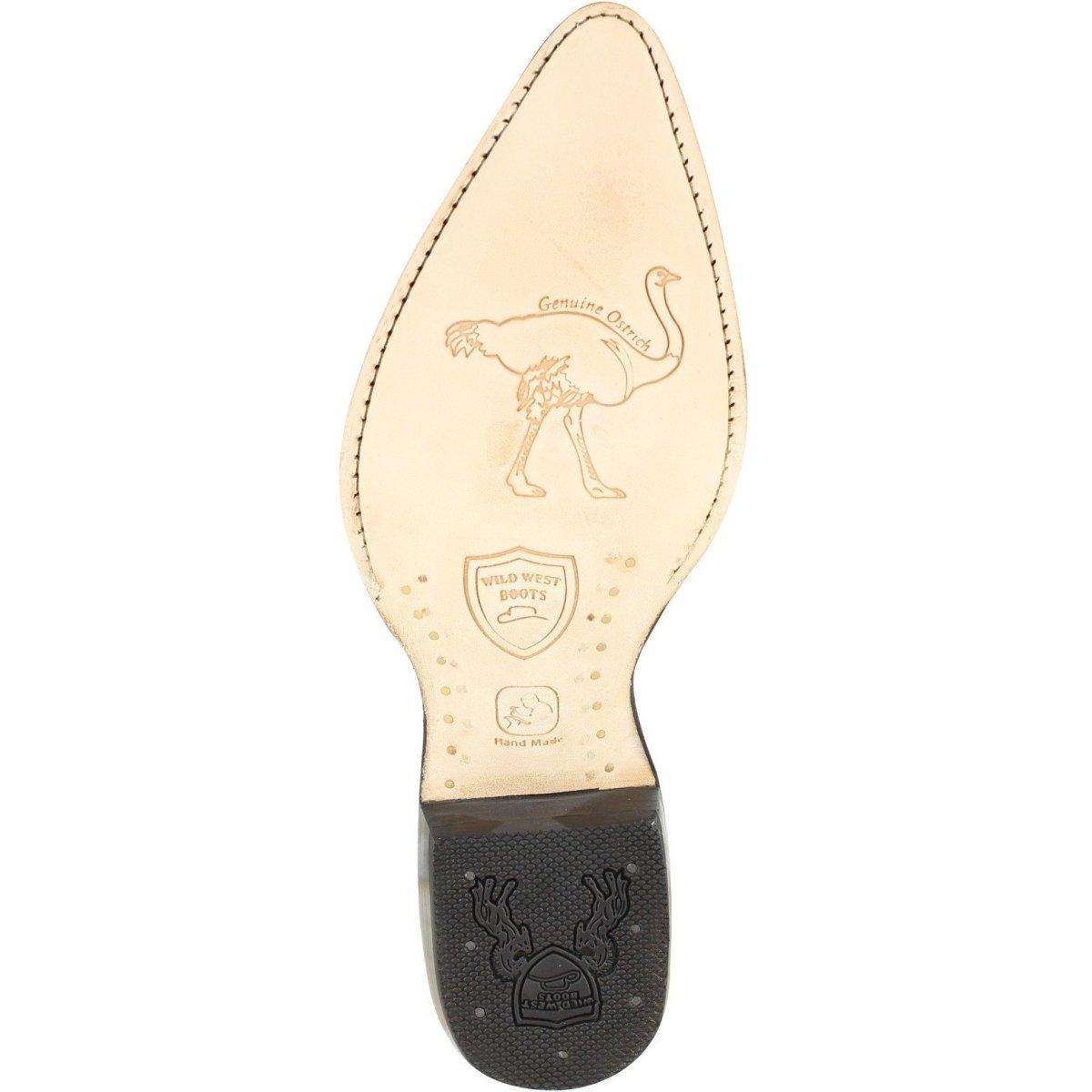 Western Original Ostrich Boots J-Toe Gray Color - Wild West Boots