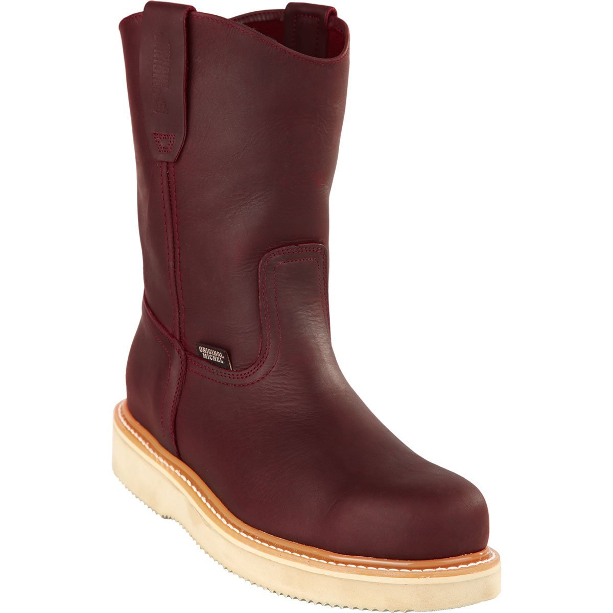 Bota Trabajo Mil Rayas Grasso Casco Acero OM-50CN5406 - Original Michel