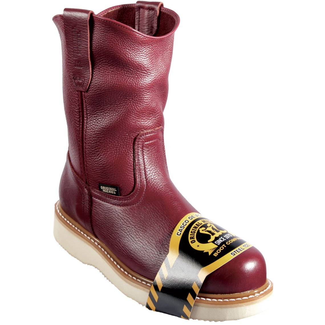 Bota Trabajo Mil Rayas Grisly Casco Acero OM-50C2706 - Original Michel