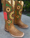Botas Altas de Cuero con Girasoles para Mujer en Horma Rodeo Q322GL6251 - Quincy Boots