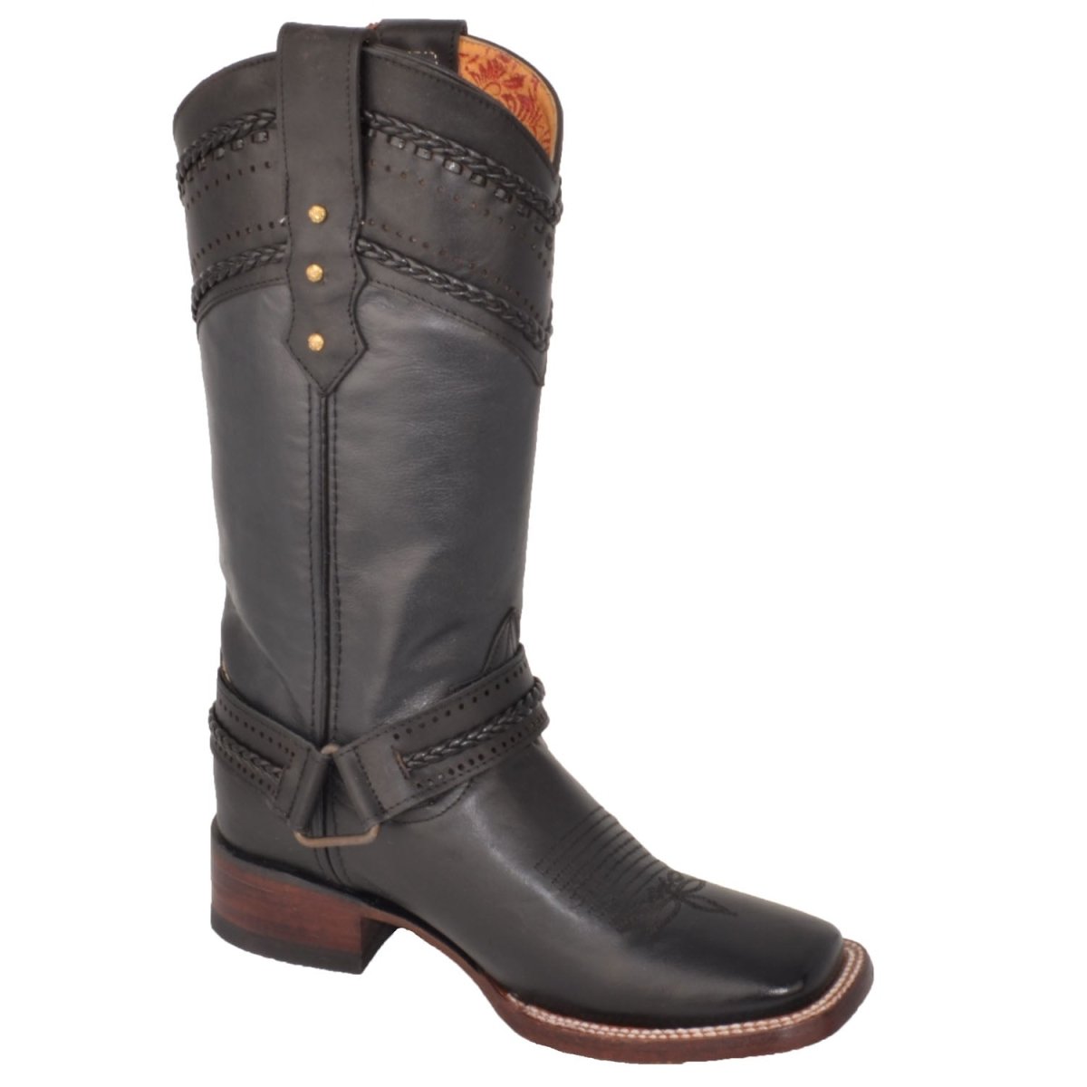 Botas Altas de Cuero para Mujer en Horma Rodeo Q3224205 - Quincy Boots