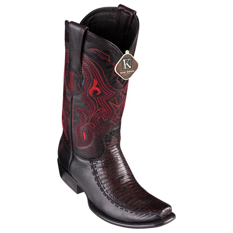 Botas de Armadillo Lizard con Venado Original Horma Dubai KE-479F0718 - King Exotic Boots