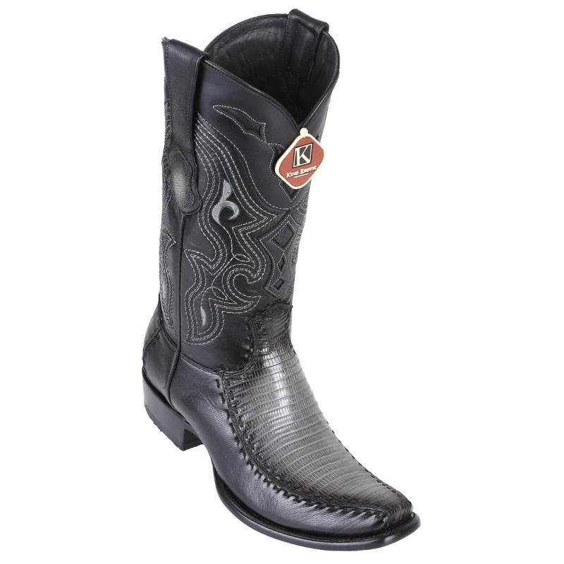 Botas de Armadillo Lizard con Venado Original Horma Dubai KE-479F0738 - King Exotic Boots
