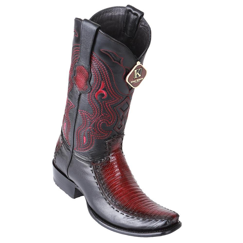 Botas de Armadillo Lizard con Venado Original Horma Dubai KE-479F0743 - King Exotic Boots