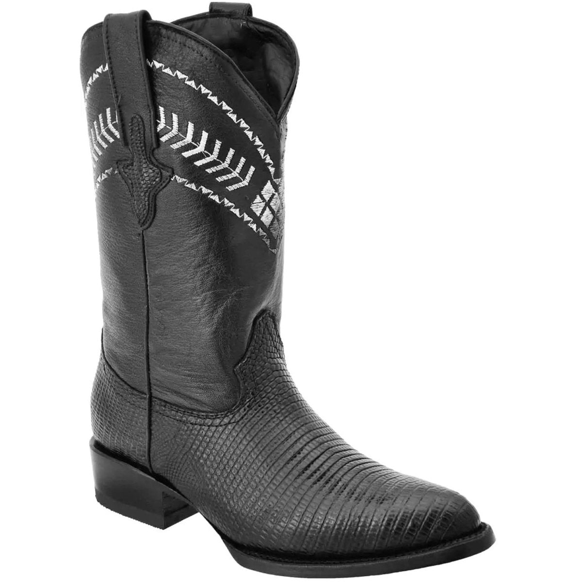 Botas de Armadillo Lizard Original Horma Puntal WD-174 - White Diamonds Boots