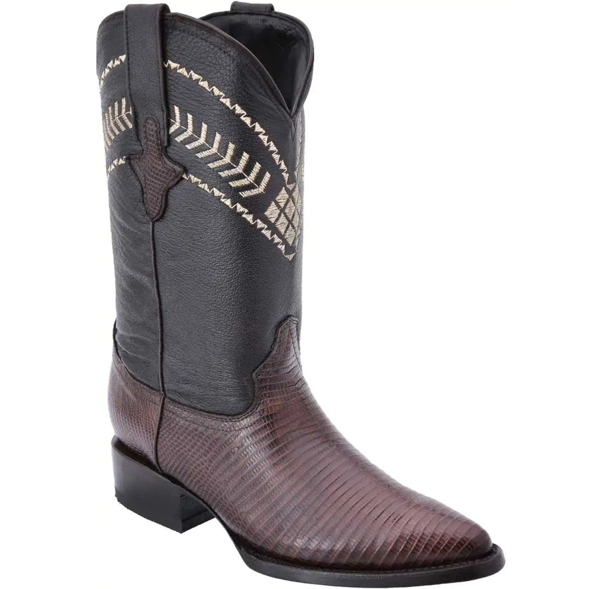 Botas de Armadillo Original Horma Puntal Color Cafe - Wild West Boots