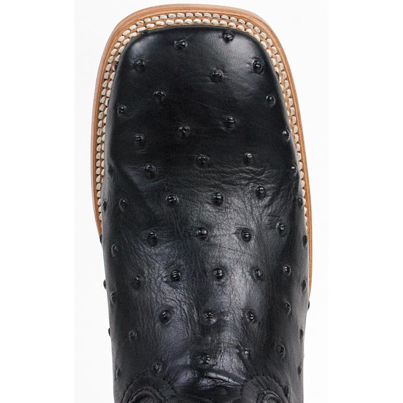 Botas de Avestruz Grabado Horma Rodeo Cuadrada Q8220305 - Quincy Boots
