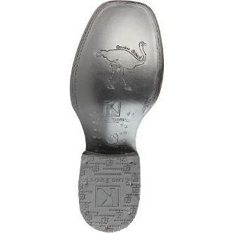 Botas de Avestruz Horma Cuadrada Ancha KE-48220305 - King Exotic