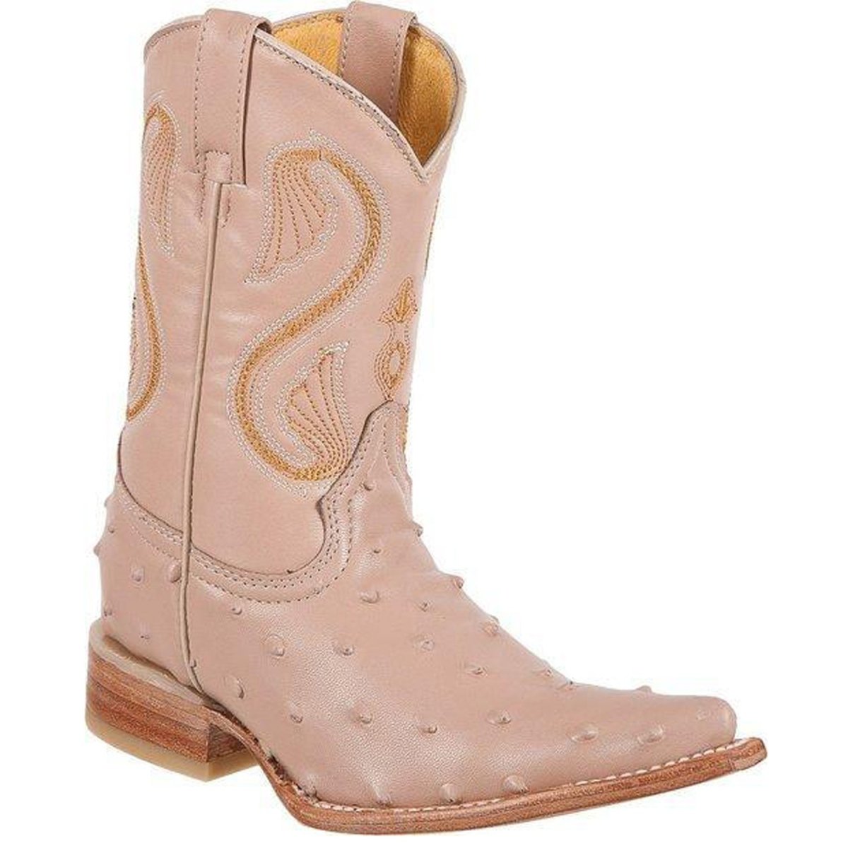 Botas de Avestruz Imitacion Chihuahua para Niño ROD-AVEA - Rodeo Imports