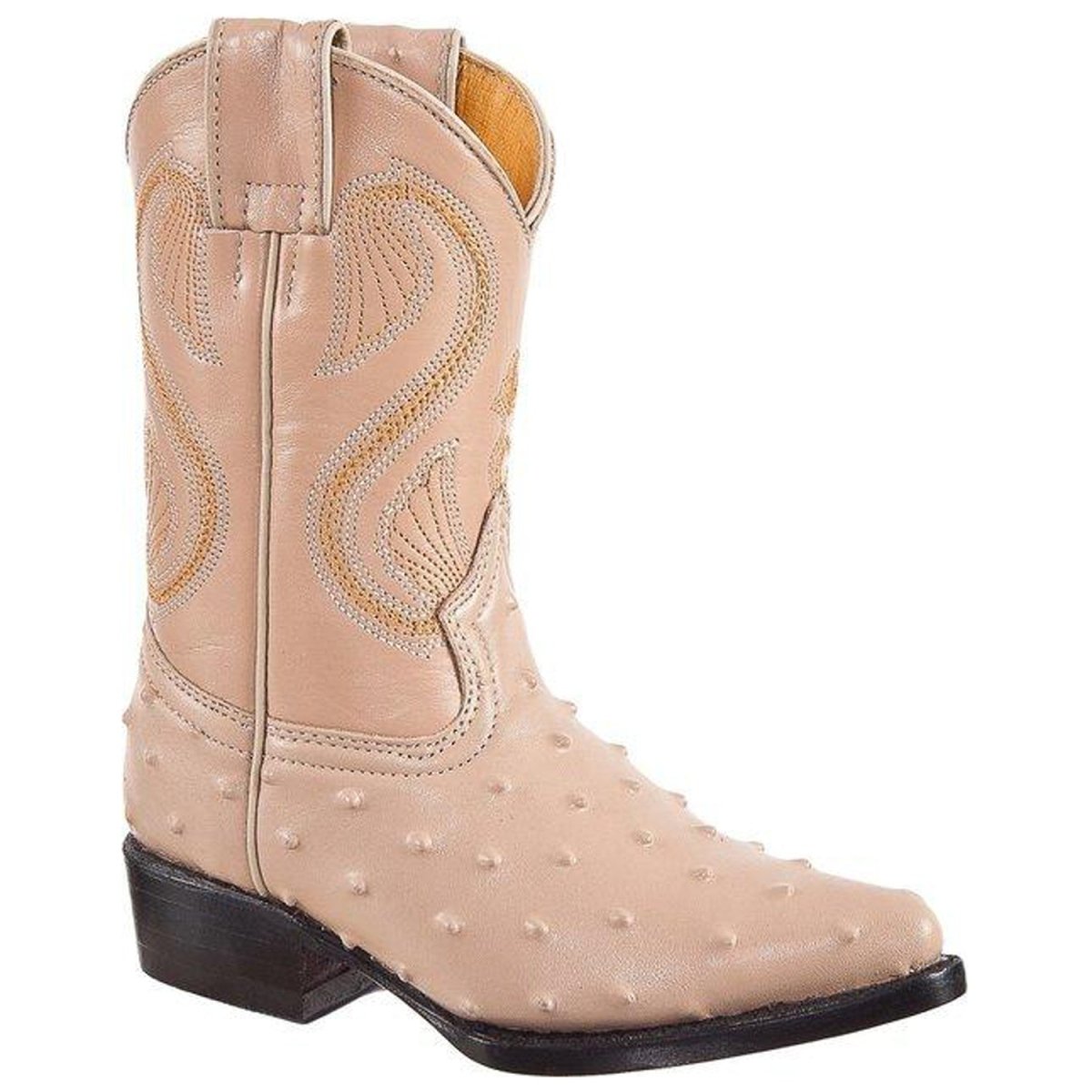 Botas de Avestruz Imitacion Horma Puntal para Niño ROD-AVEAP - Rodeo Imports