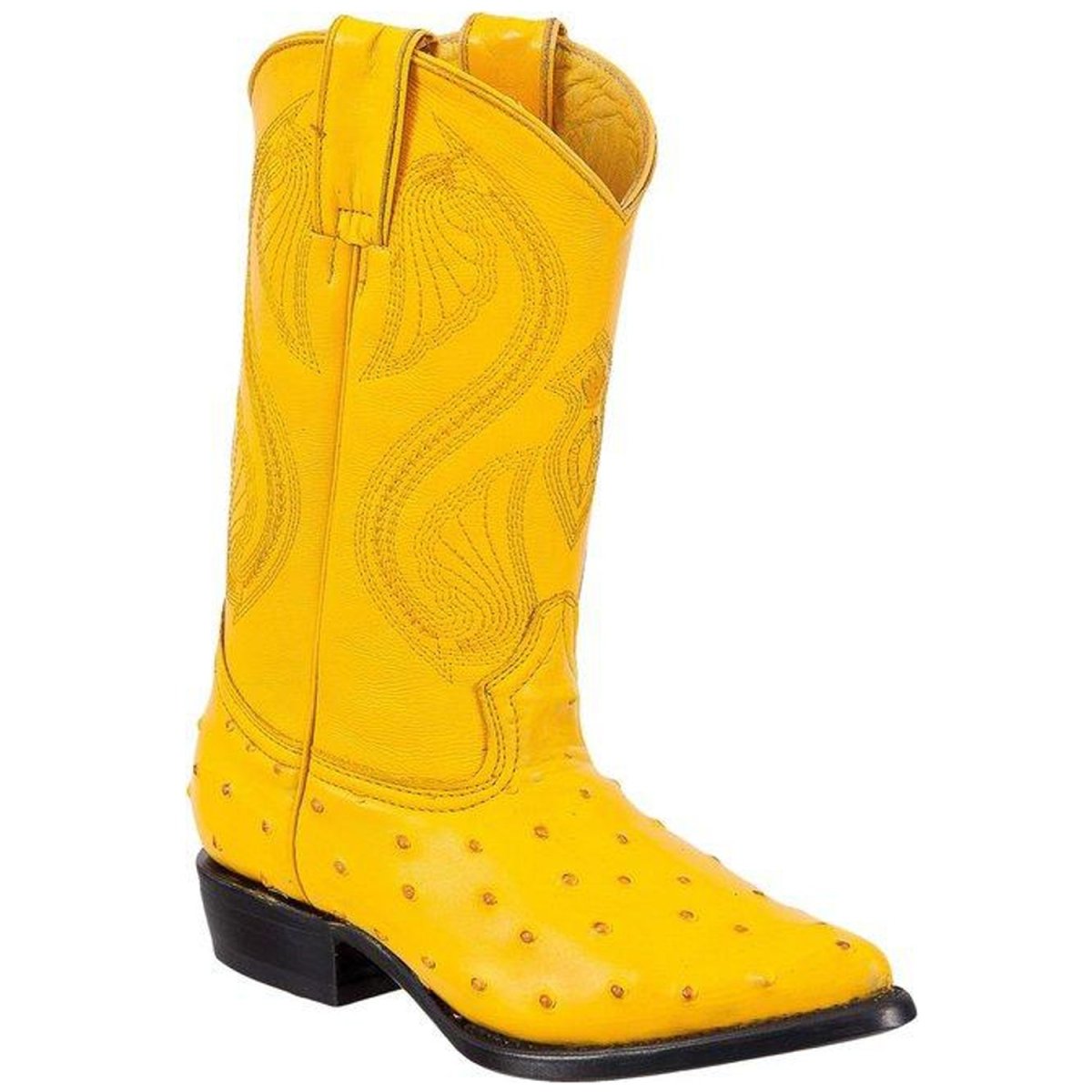 Botas de Avestruz Imitacion Horma Puntal para Niño ROD-AVEMP - Rodeo Imports